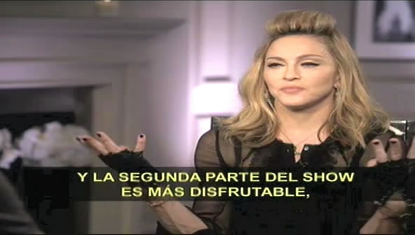 Entrevista de Madonna para a Argentina MDNA Tour 2012