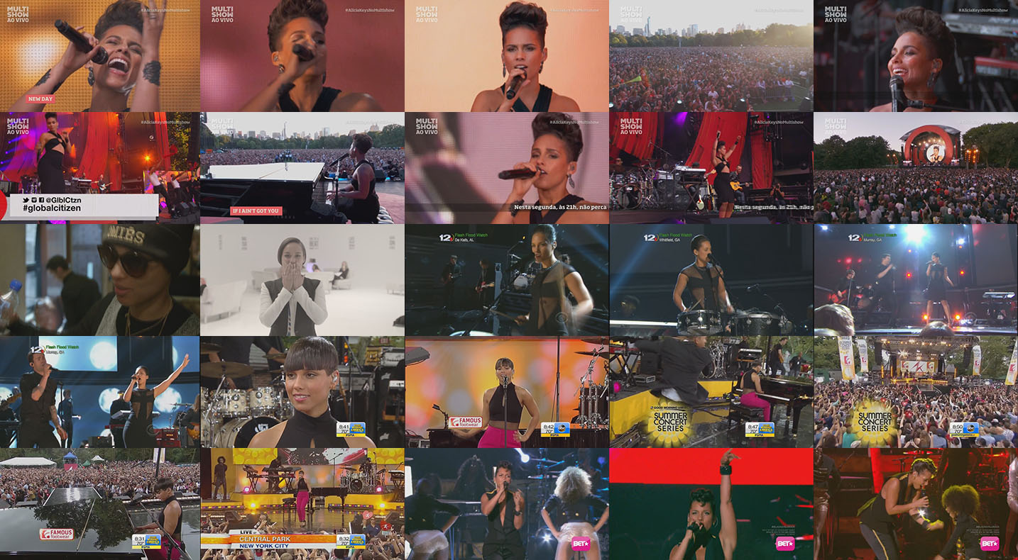 dvd alicia keys live global citizen 2013 + girl on fire 2013