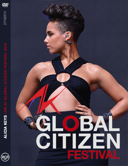 dvd alicia keys live global citizen festival 2013 capa