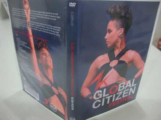 dvd alicia keys live global citizen festival 2013