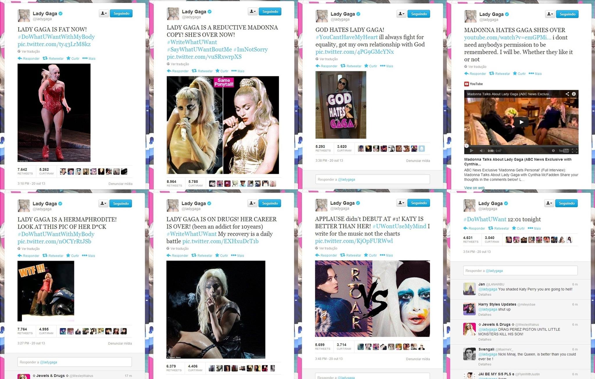 lady gaga about madonna e katy perry no twitter2