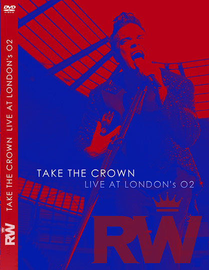DVD ROBBIE WILLIAMS TAKE THE CROWN LIVE AT LONDON O2 2012 COVER