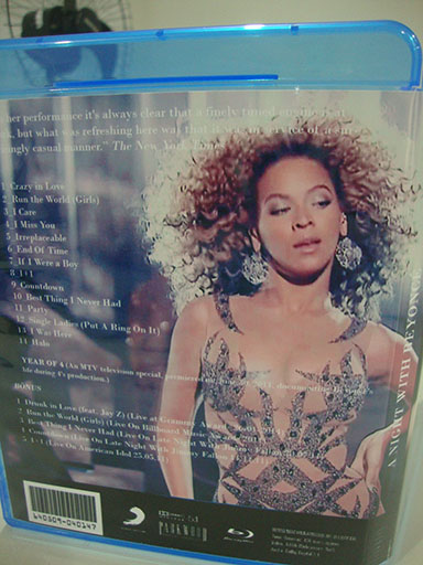 blu-ray a night with beyoncé e drunk in love grammy 2014-contracapa