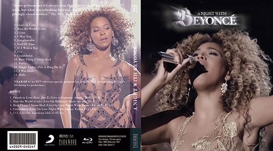 blu-ray beyoncé a night with e drunk in love grammy 2014