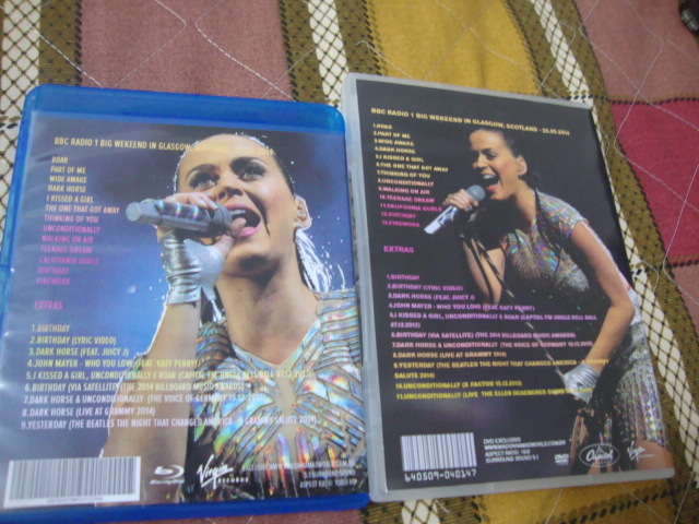 dvd-blu-ray katy perry big weekend 2014 prism back