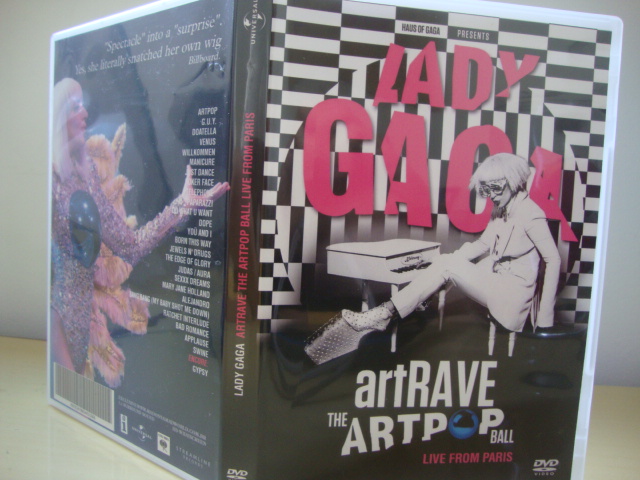 DVD Lady Gaga ARTPOP aRTRAVE Live From Paris CAPA