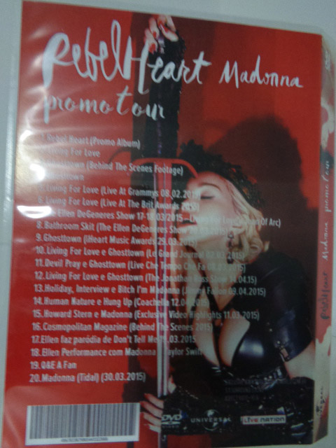 dvd madonna rebel heart 4