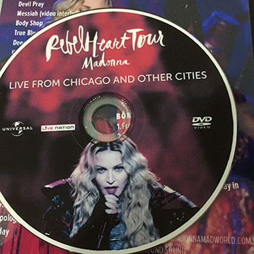 dvd madonna rebel heart tour chicago 3