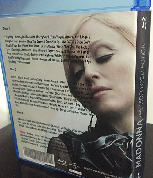 blu-ray Madonna Video Collection2