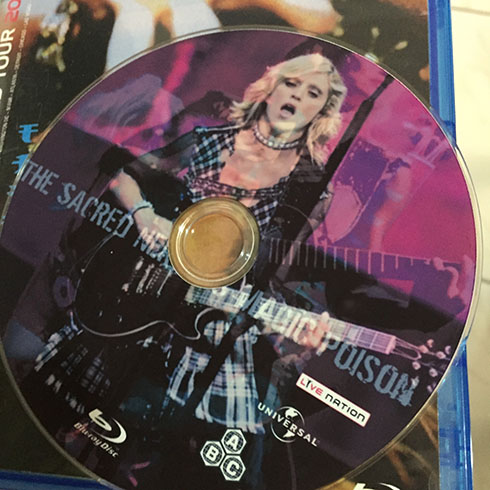 Bluray Madonna Drowned World Tour Capa disc