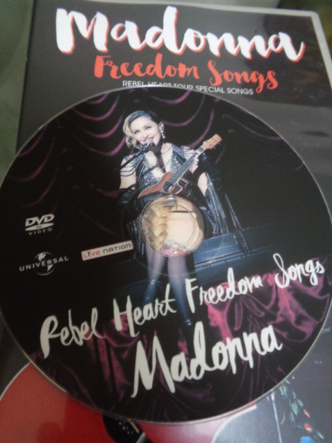 DVD MADONNA REBEL HEART TOUR - FREEDOM SONGS CD