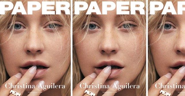 christina aguilera paper Magazine