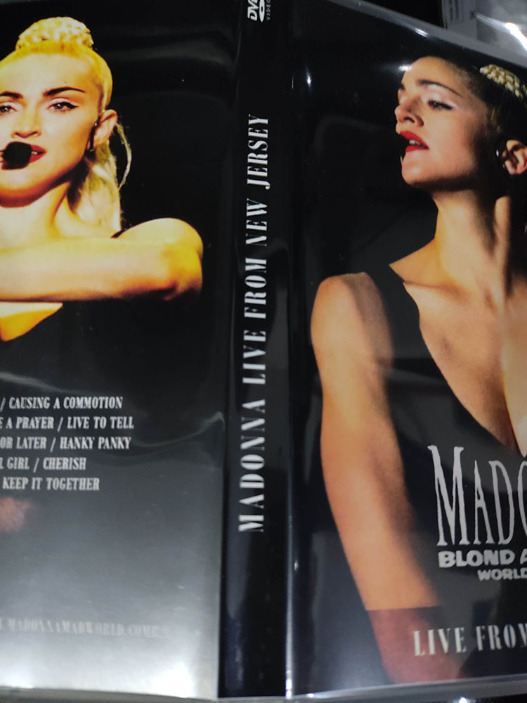 dvd Madonna Blond Ambition new jersey 3