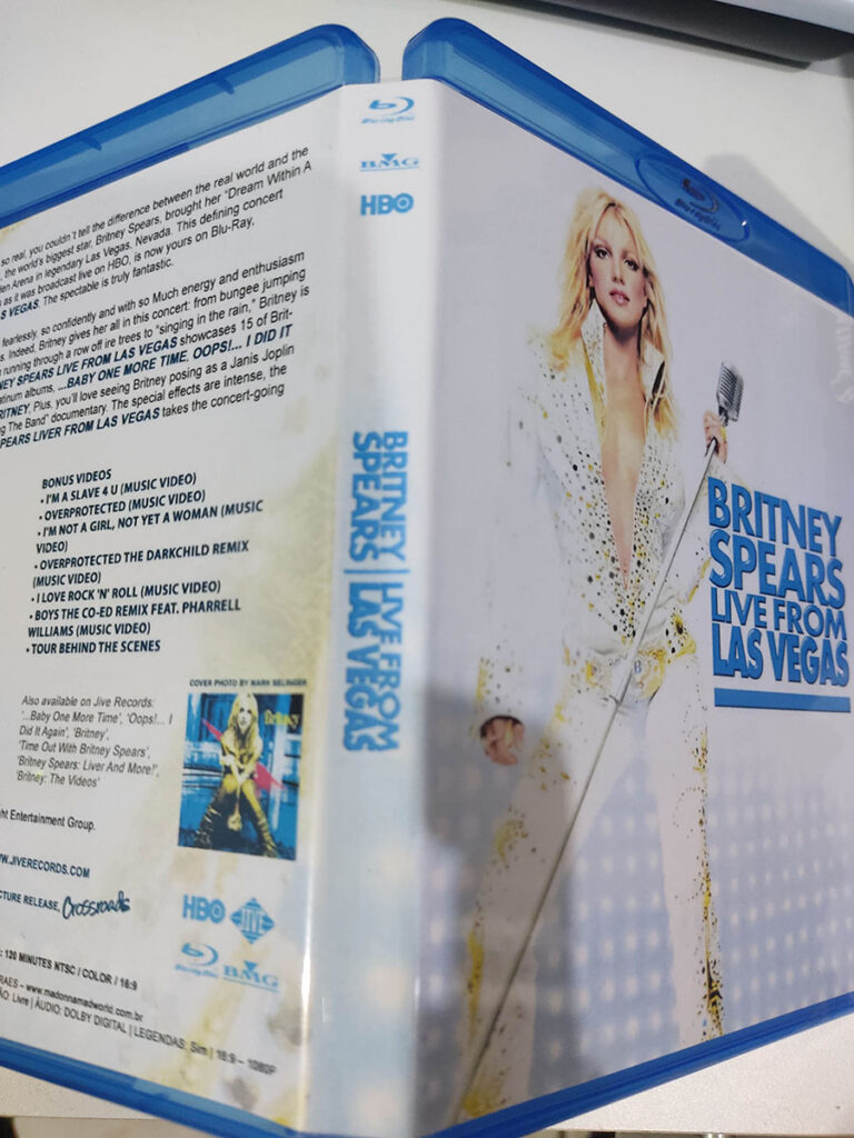 BluRay Britney Spears Live From Las Vegas Dream Within A Dream Tour 4