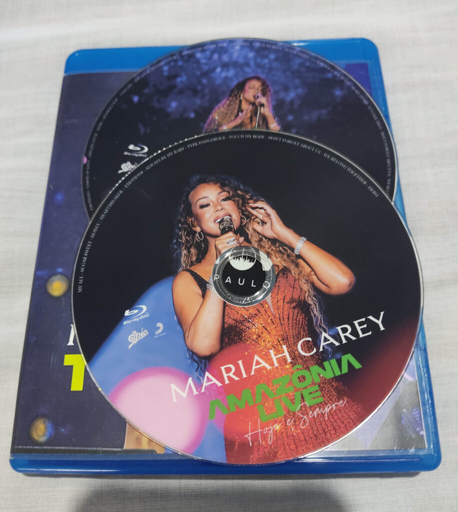 Bluray Mariah Carey The Town e Amazonias Live 2025 bonus videos 7