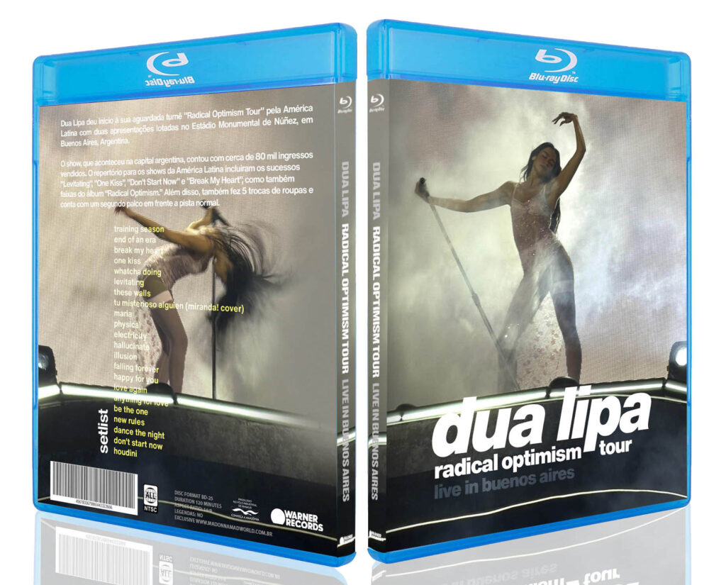Blu-ray Dua Lipa - Radical Optimism Tour (Live Argentina 2025) 5 Bluray Dua Lipa Radical Optimism Tour Live from Argentina 2025